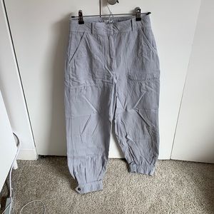Aritzia grey/blue utility pants